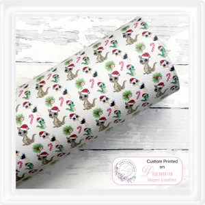 ⋅  Aussie Christmas ⋅ Exclusive Luxe Vegan Faux Leather ⋅ Sheets or Rolls! ⋅