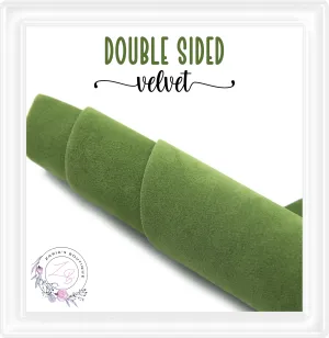 ⋅  Double-Sided Velvet  ⋅  FERN GREEN ⋅ 0.88mm  ⋅