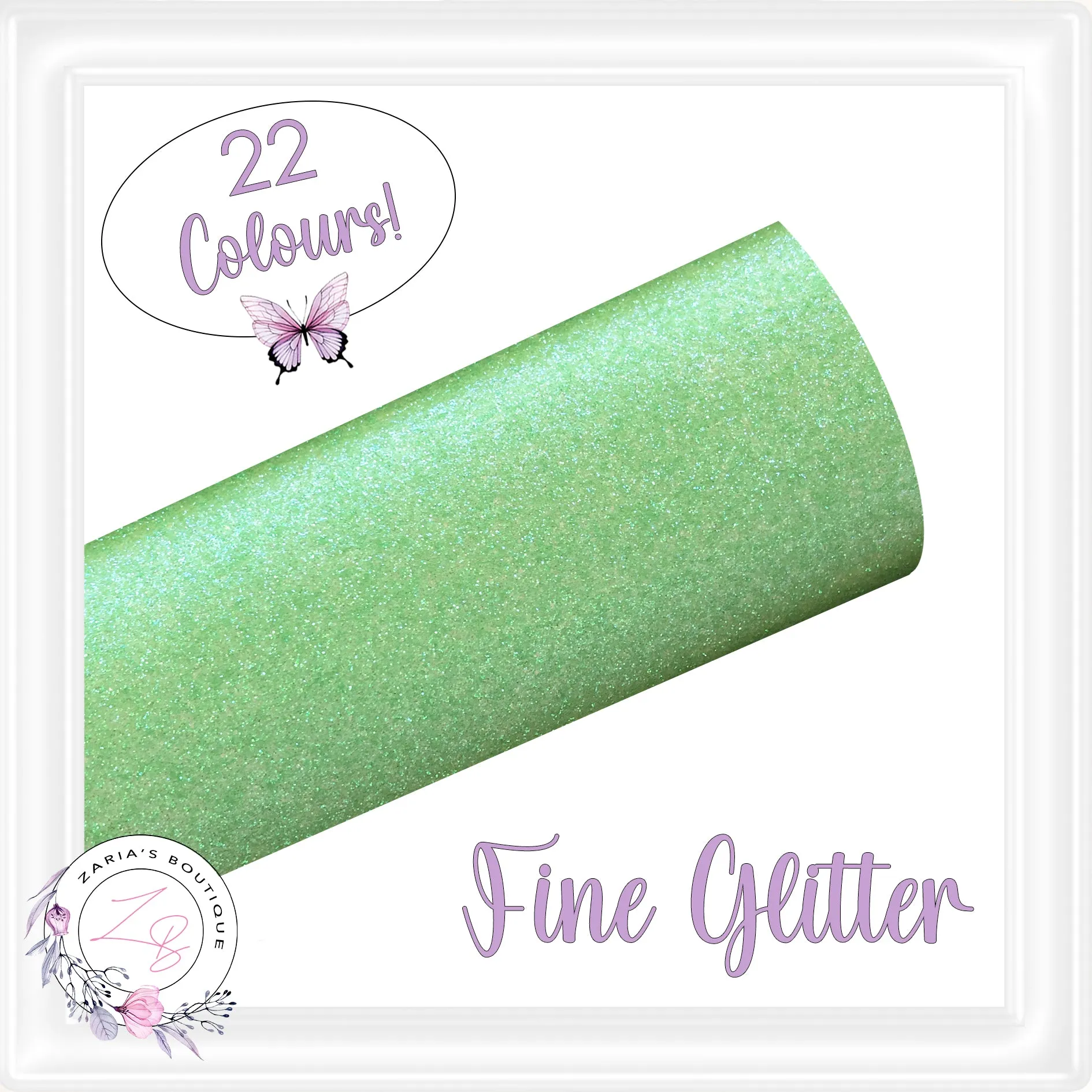 • Fine Glitter • Apple Green •