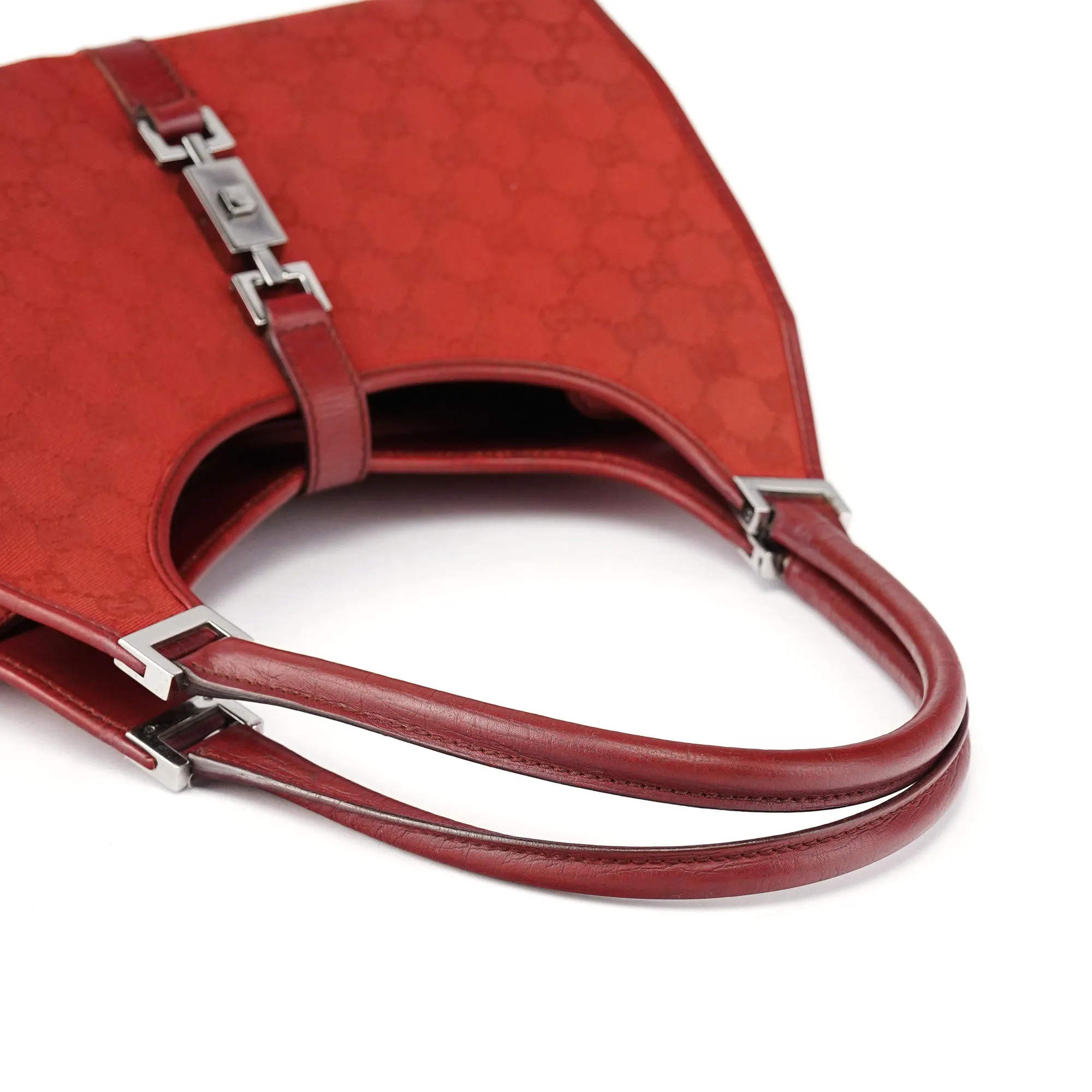 01719 Red GG Jackie Shoulder Bag