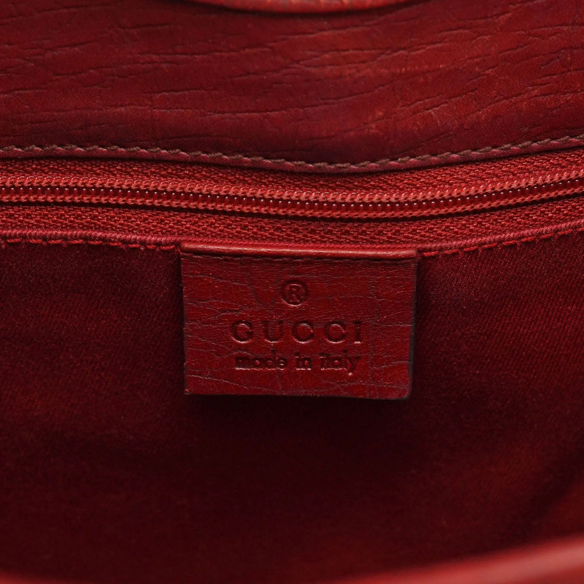 01719 Red GG Jackie Shoulder Bag