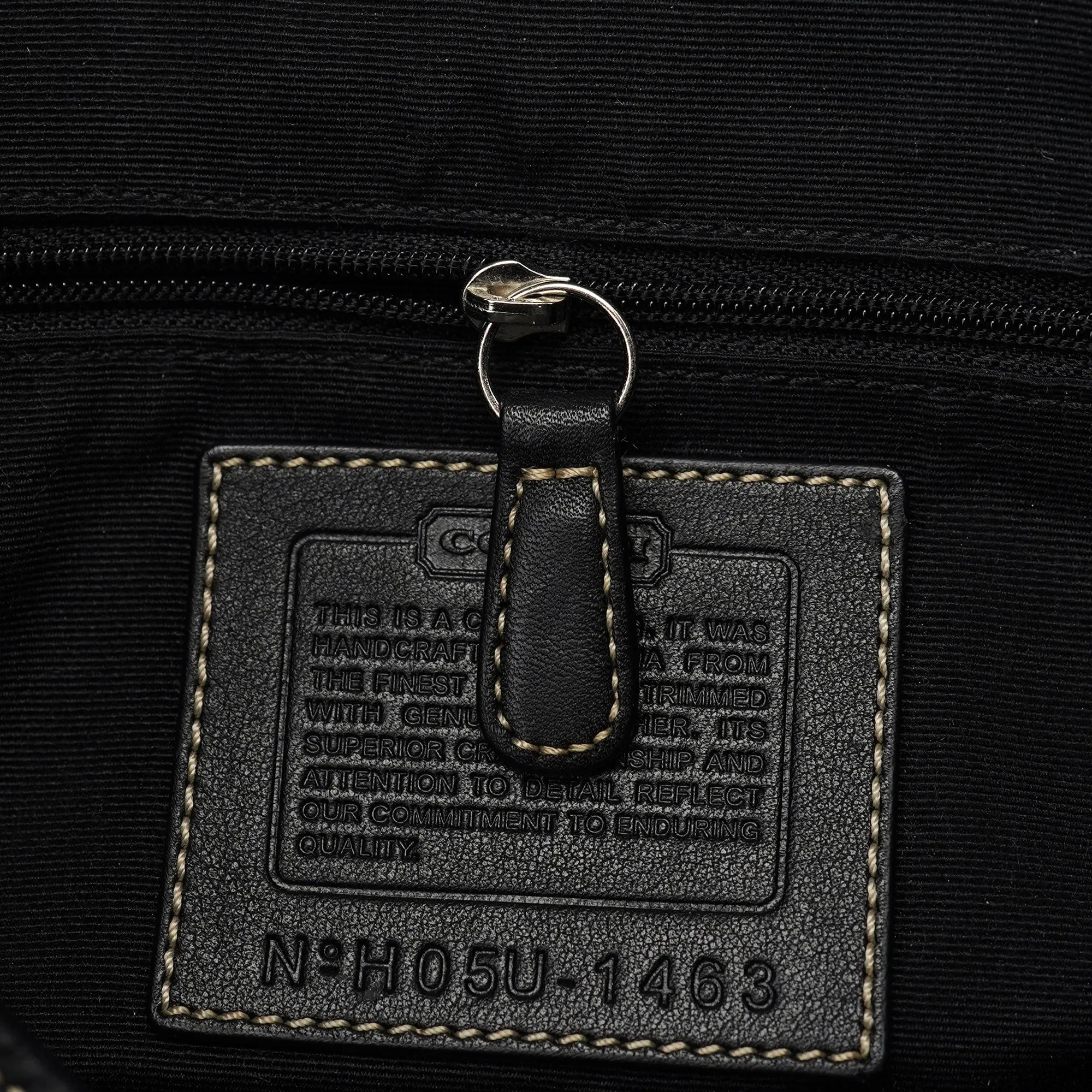 1463 Black Soho Shoulder Bag