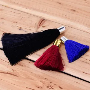 200pcs nickel 6.5mm brass Round Leather Cord Ends Bracelet Cord Tassel Cap End Diy jewelry Findings