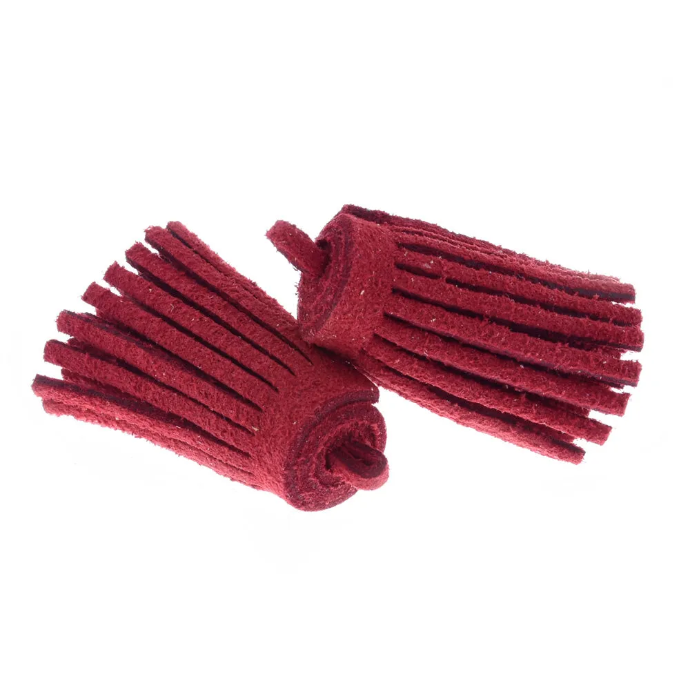 3CM Fiber Tassel Artificial Leather Tassel Fringe Tassels cute fat tassel DIY jewelry Accessories Pendent Charms Findings red 10pcs