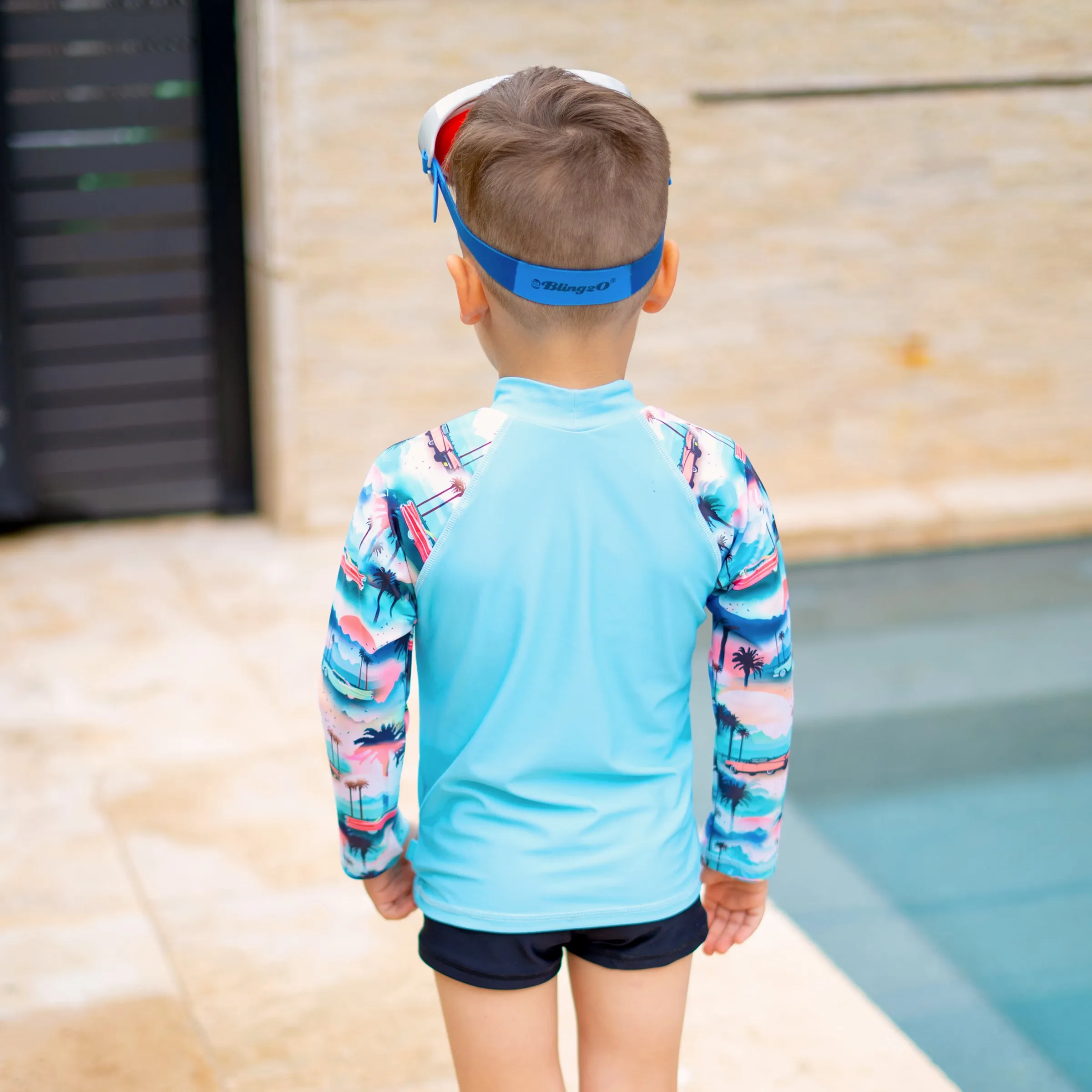 410 Sunset Boulevarde Long Sleeve Rashvest Set