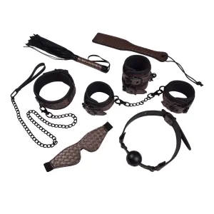 7 Pieces Beginner Bondage Set-Brown