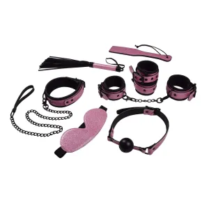 7 Pieces Beginner Bondage Set-Pink