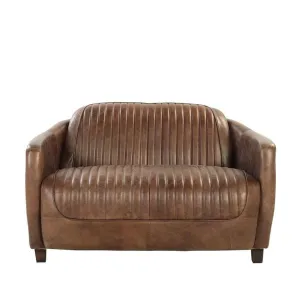 Acme Furniture Brancaster Loveseat in Retro Brown 53546