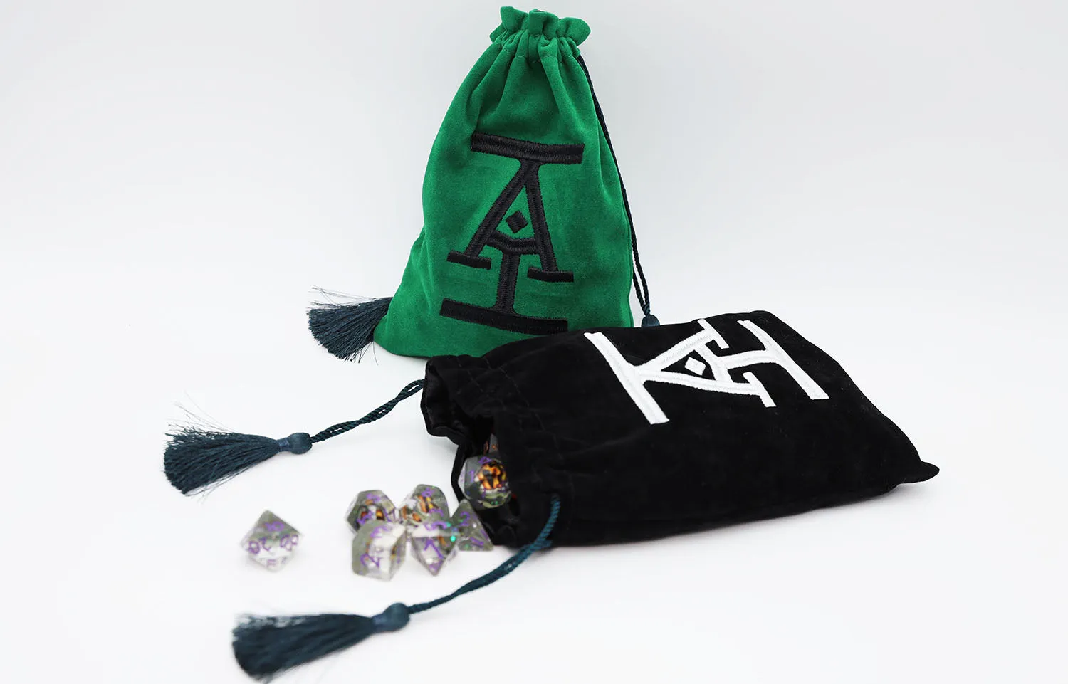 Acquisitions Inc Logo Dice Bag - Green