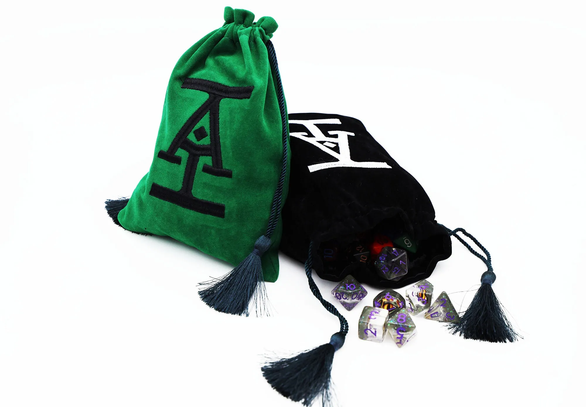 Acquisitions Inc Logo Dice Bag - Green