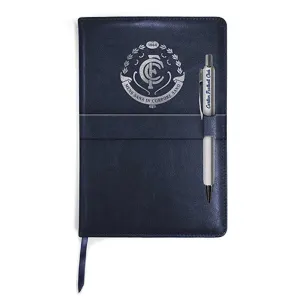 AFL Notebook and Pen Gift Pack Carlton Blues
