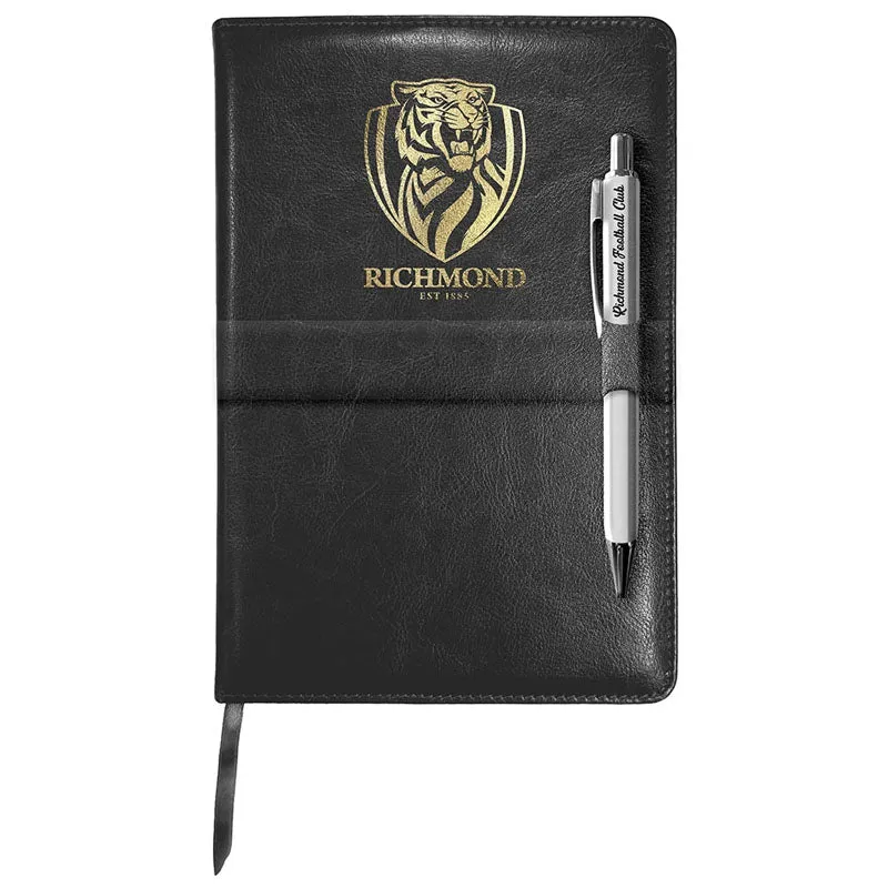 AFL Notebook and Pen Gift Pack Richmond Tigers
