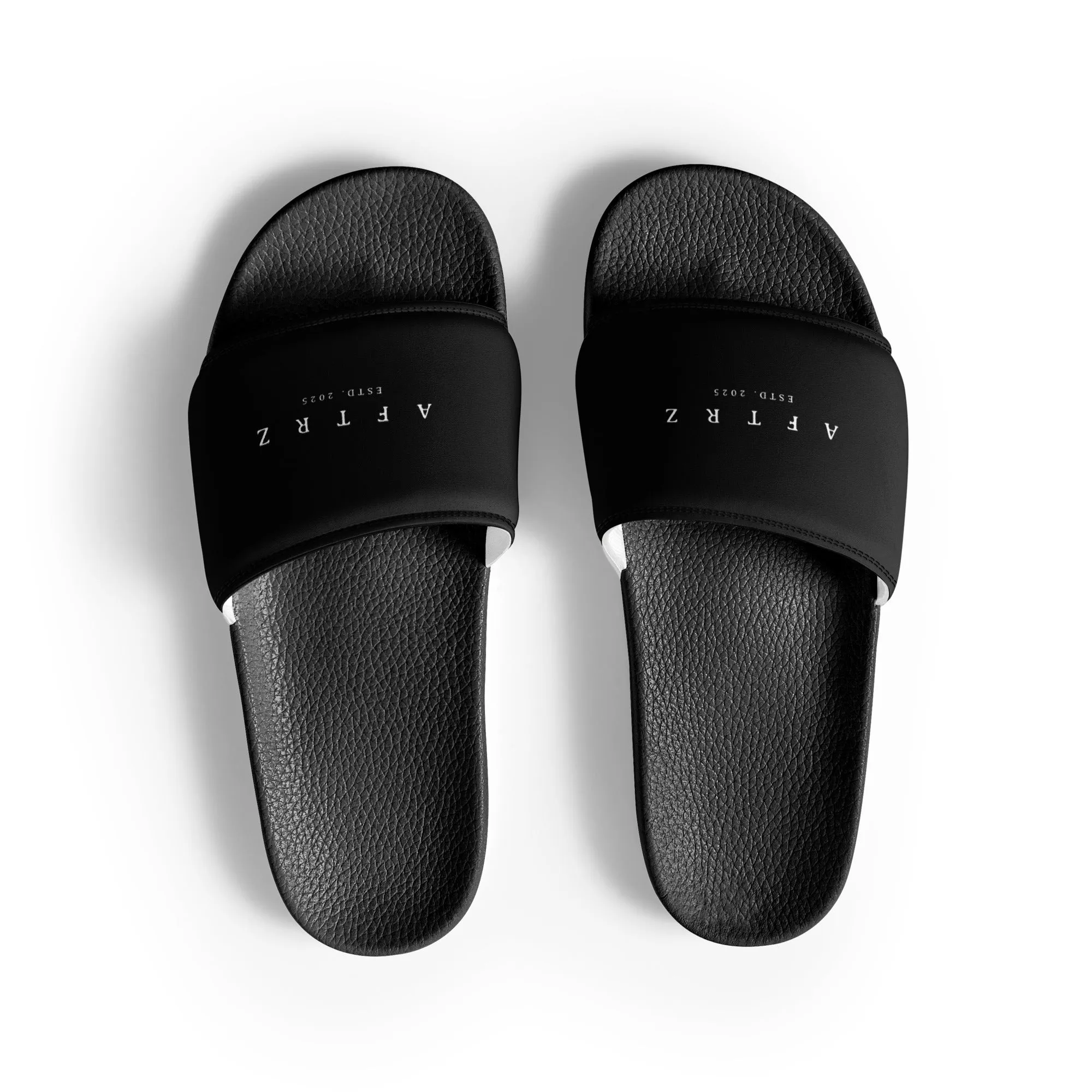 Aftrz Black & White Men’s slides