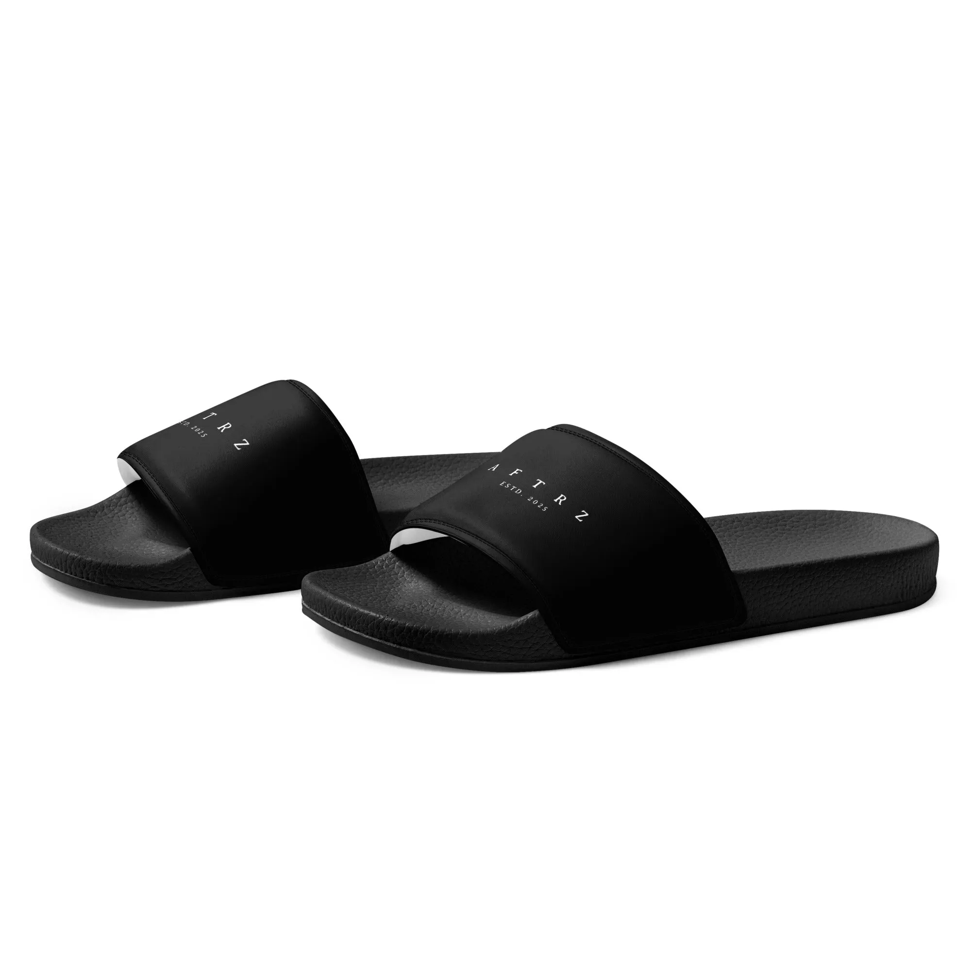Aftrz Black & White Men’s slides