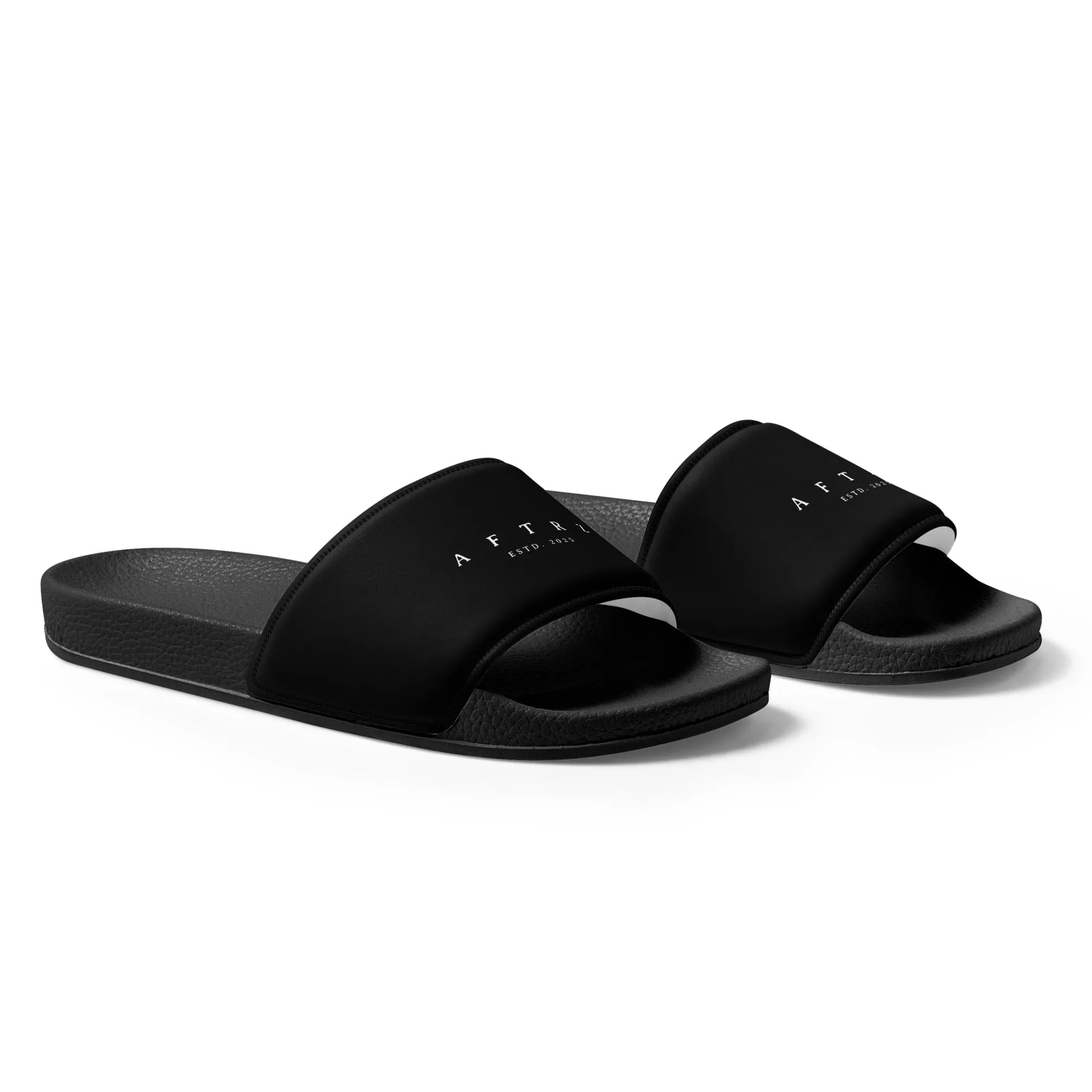 Aftrz Black & White Men’s slides