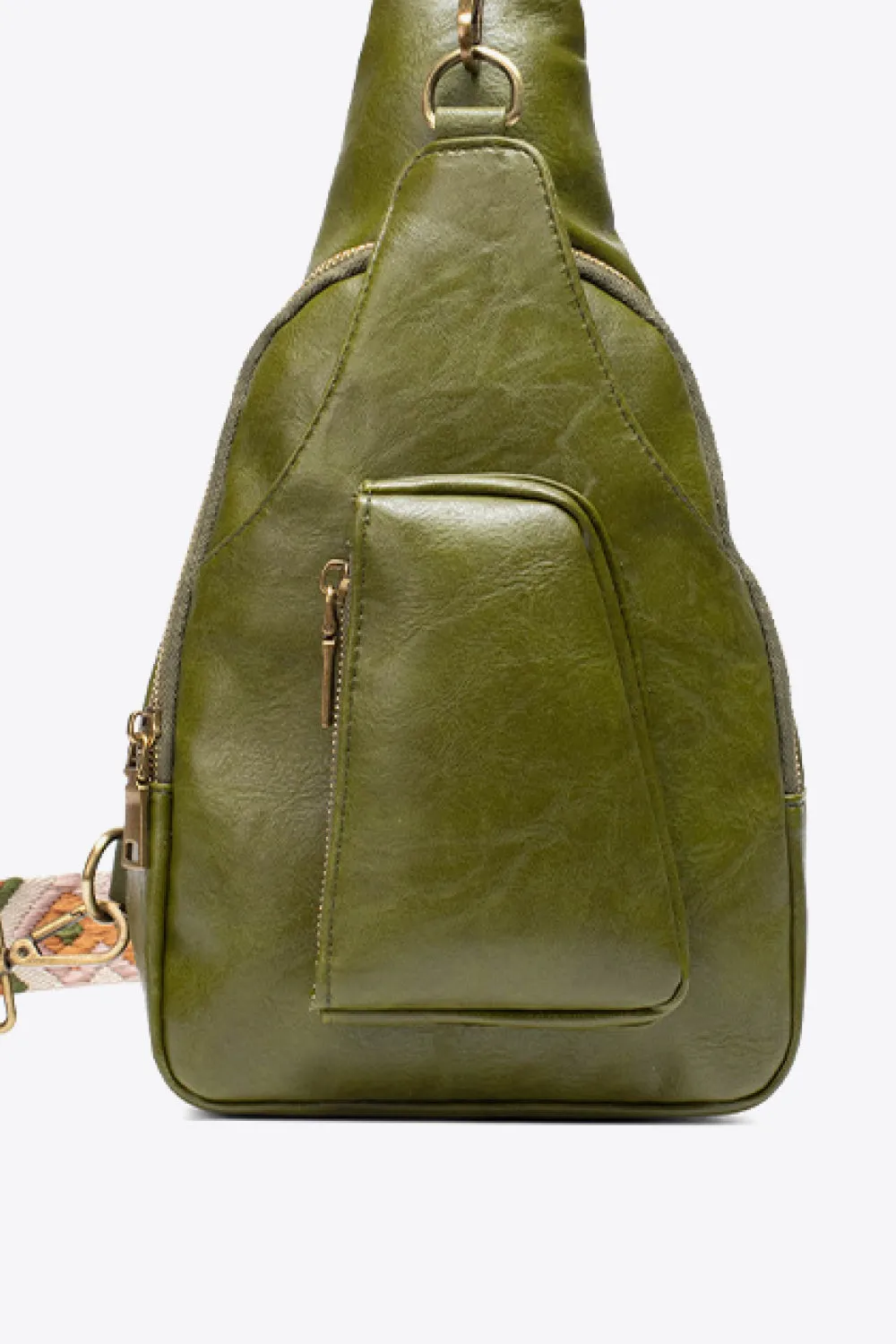 ALL THE FEELS LEATHER SLING BAG