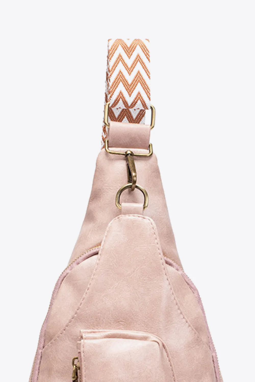 ALL THE FEELS LEATHER SLING BAG