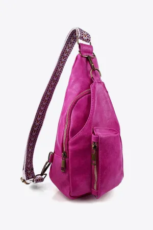 ALL THE FEELS LEATHER SLING BAG
