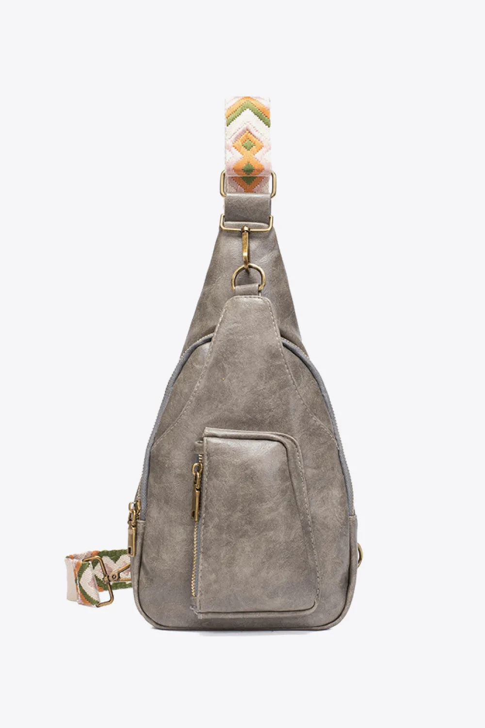 ALL THE FEELS LEATHER SLING BAG