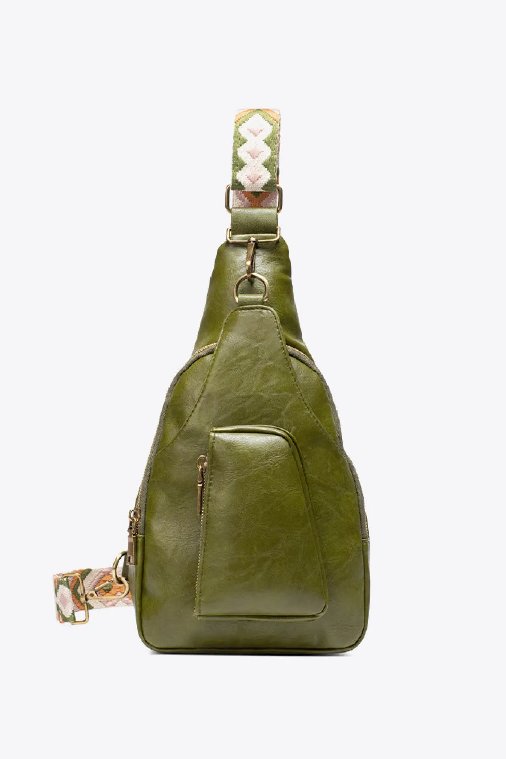 ALL THE FEELS LEATHER SLING BAG