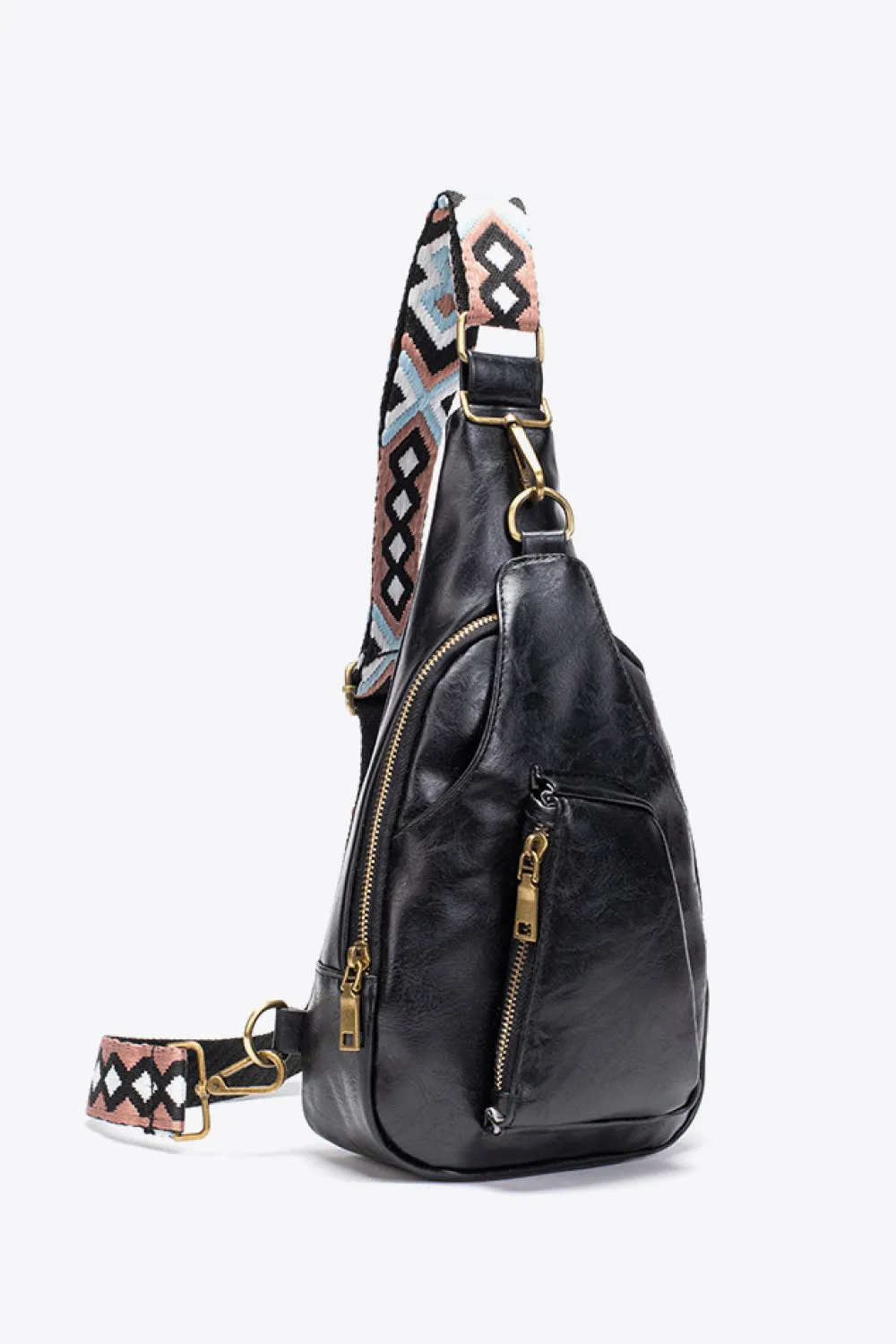 ALL THE FEELS LEATHER SLING BAG