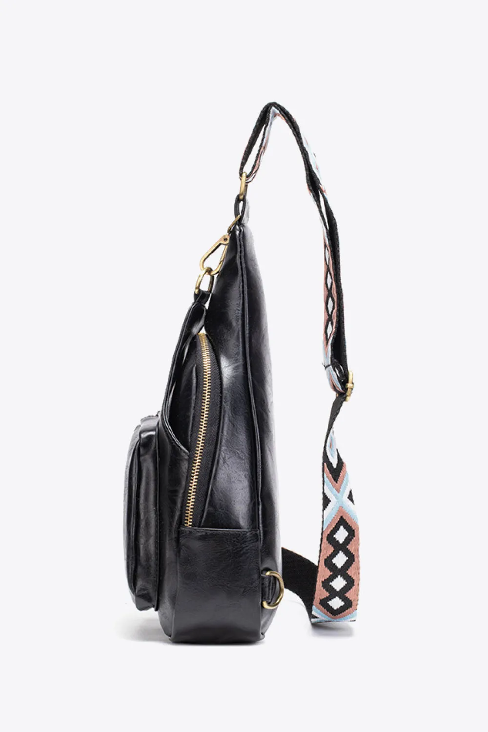 ALL THE FEELS LEATHER SLING BAG