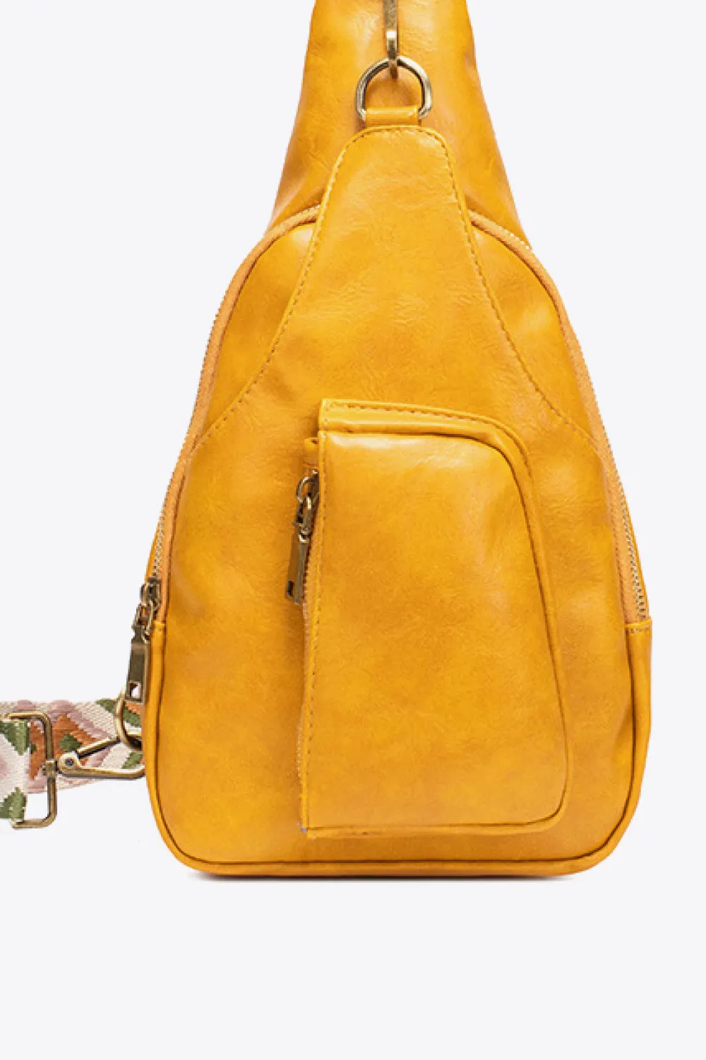 ALL THE FEELS LEATHER SLING BAG