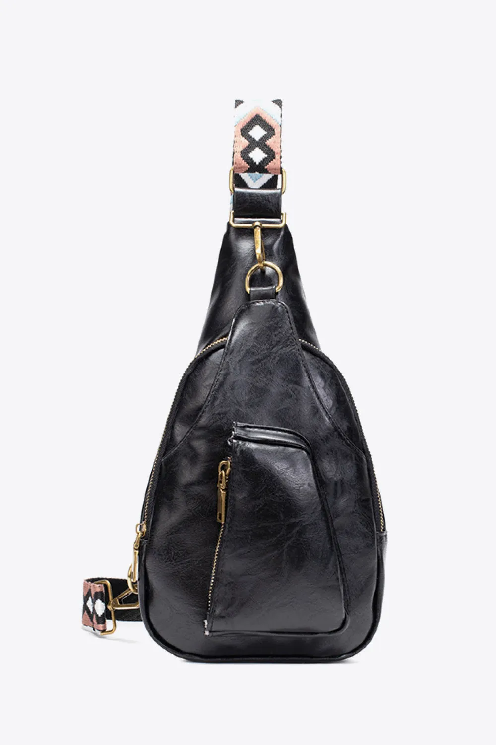 ALL THE FEELS LEATHER SLING BAG