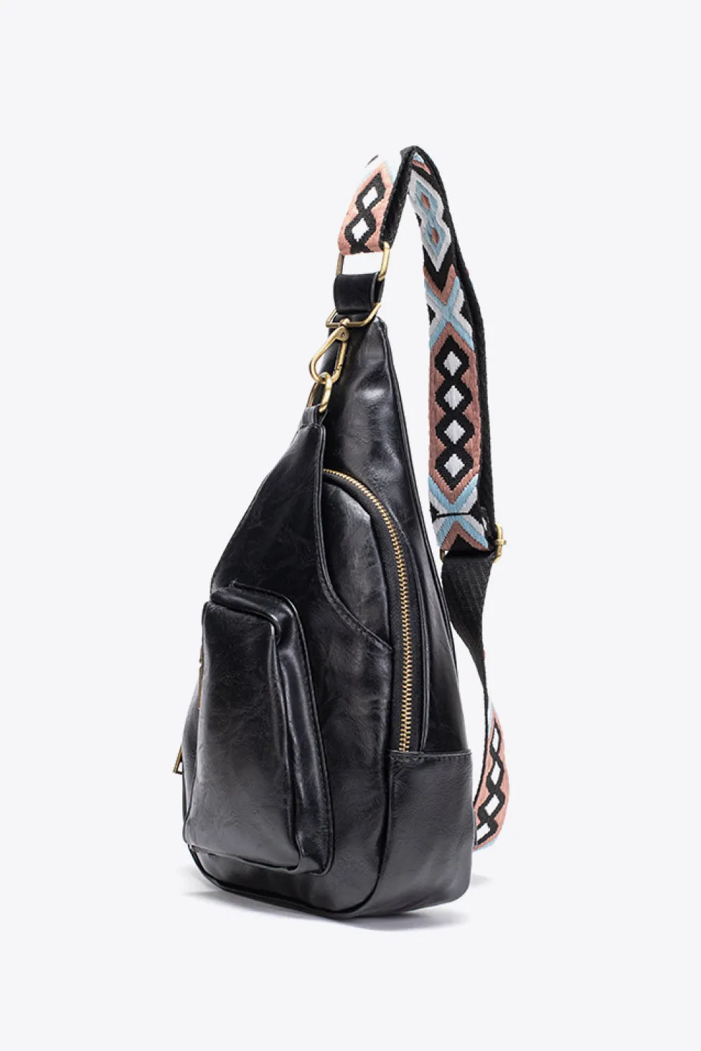 ALL THE FEELS LEATHER SLING BAG