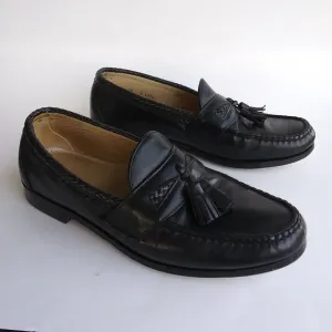 Allen Edmonds Loafer Maxfield Black Leather Tassel Size 10 D