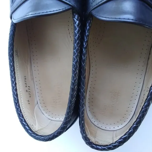 Allen Edmonds Loafer Maxfield Black Leather Tassel Size 10 D