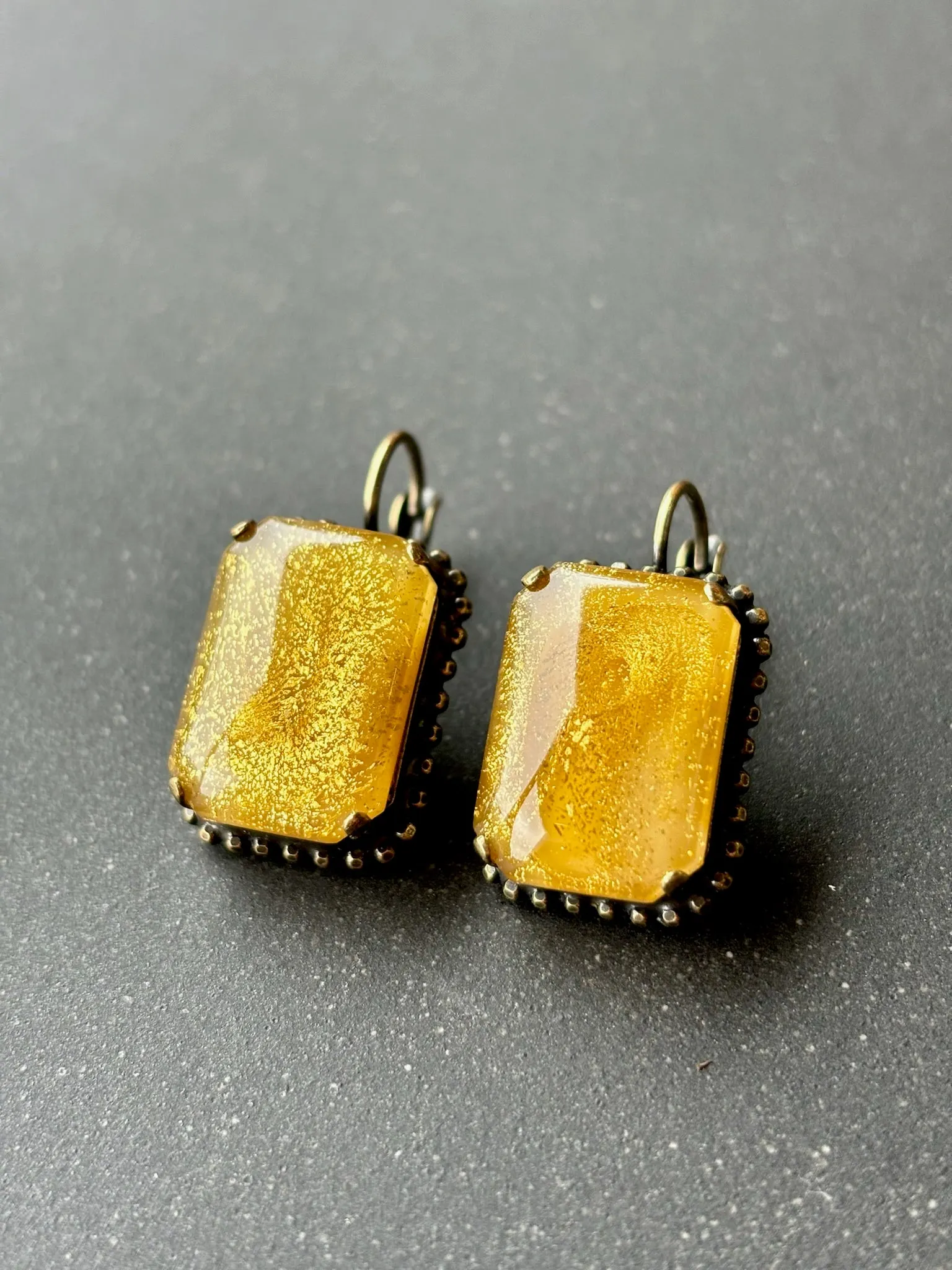 Amber Earrings