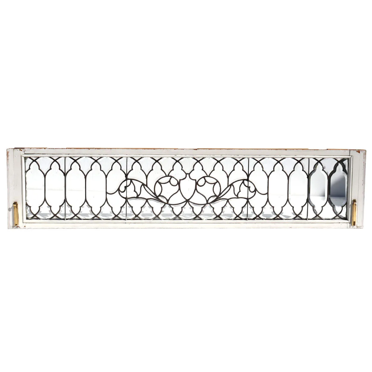 American Beveled and Leaded Glass Architectural Transom Window