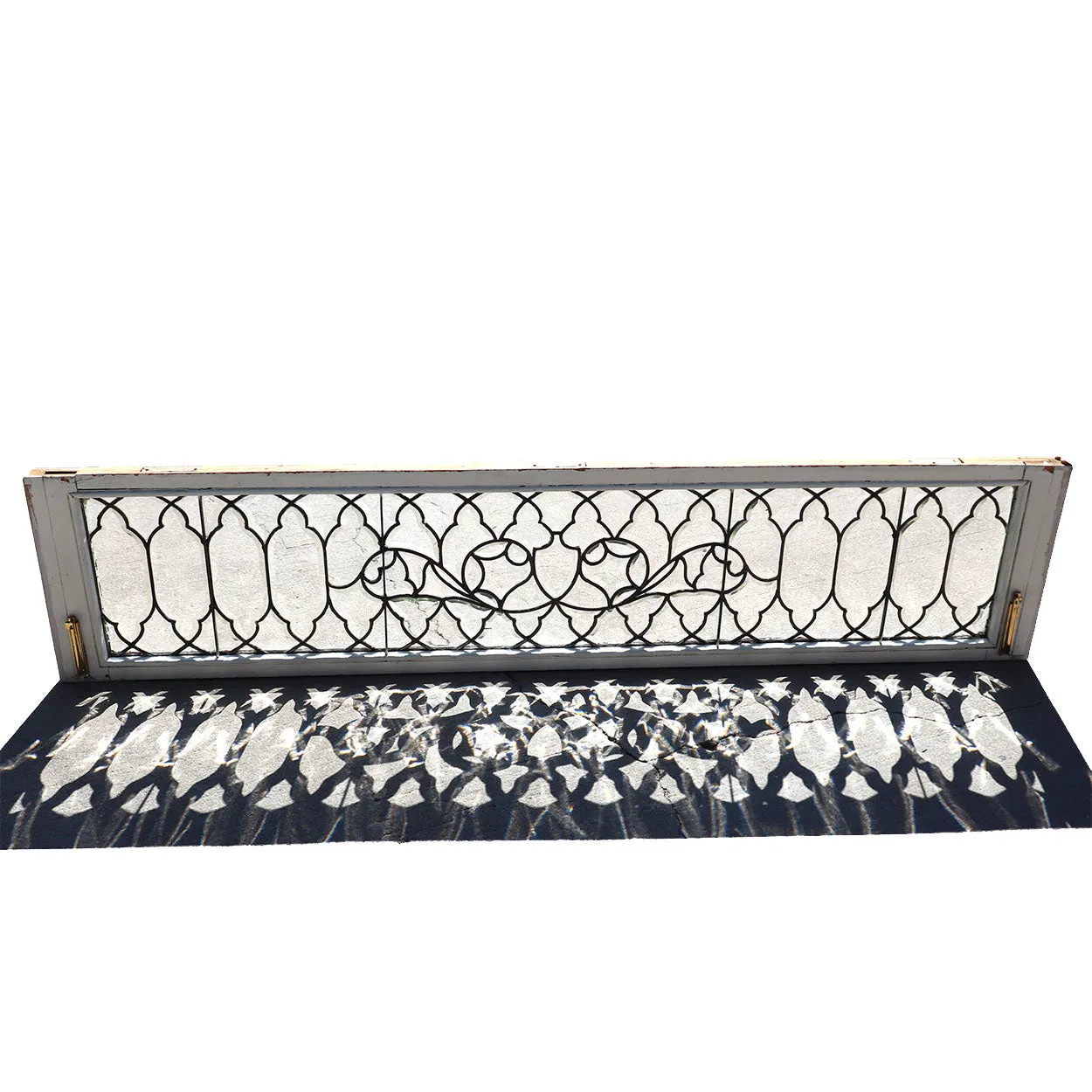 American Beveled and Leaded Glass Architectural Transom Window