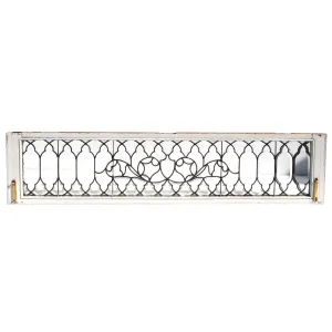American Beveled and Leaded Glass Architectural Transom Window