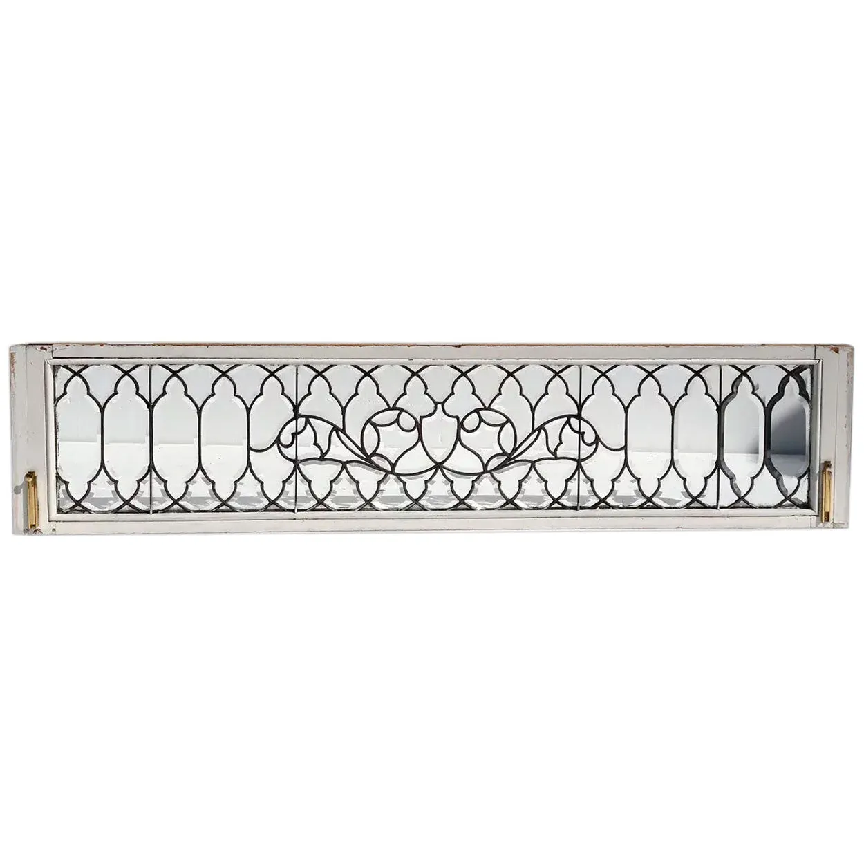 American Beveled and Leaded Glass Architectural Transom Window