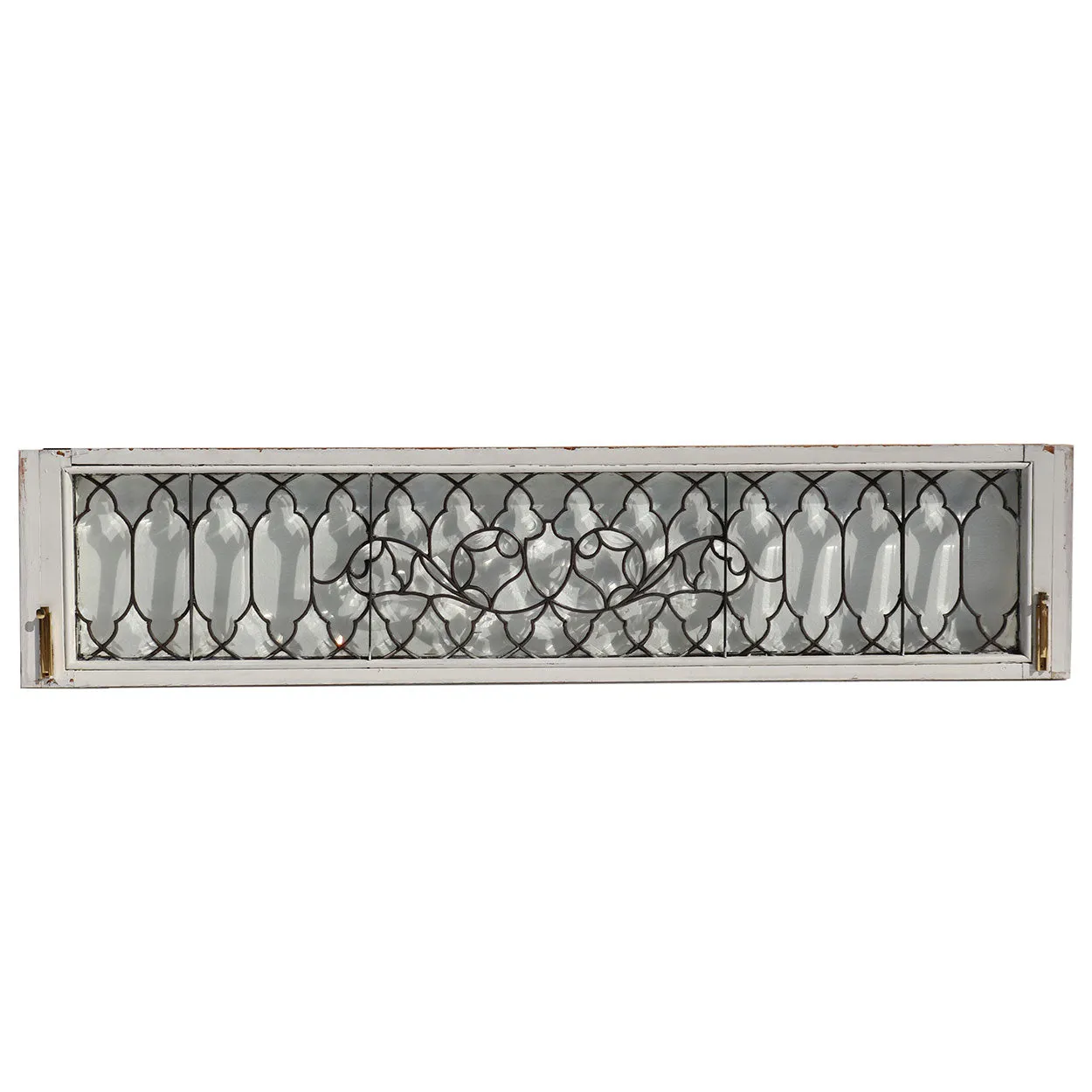 American Beveled and Leaded Glass Architectural Transom Window