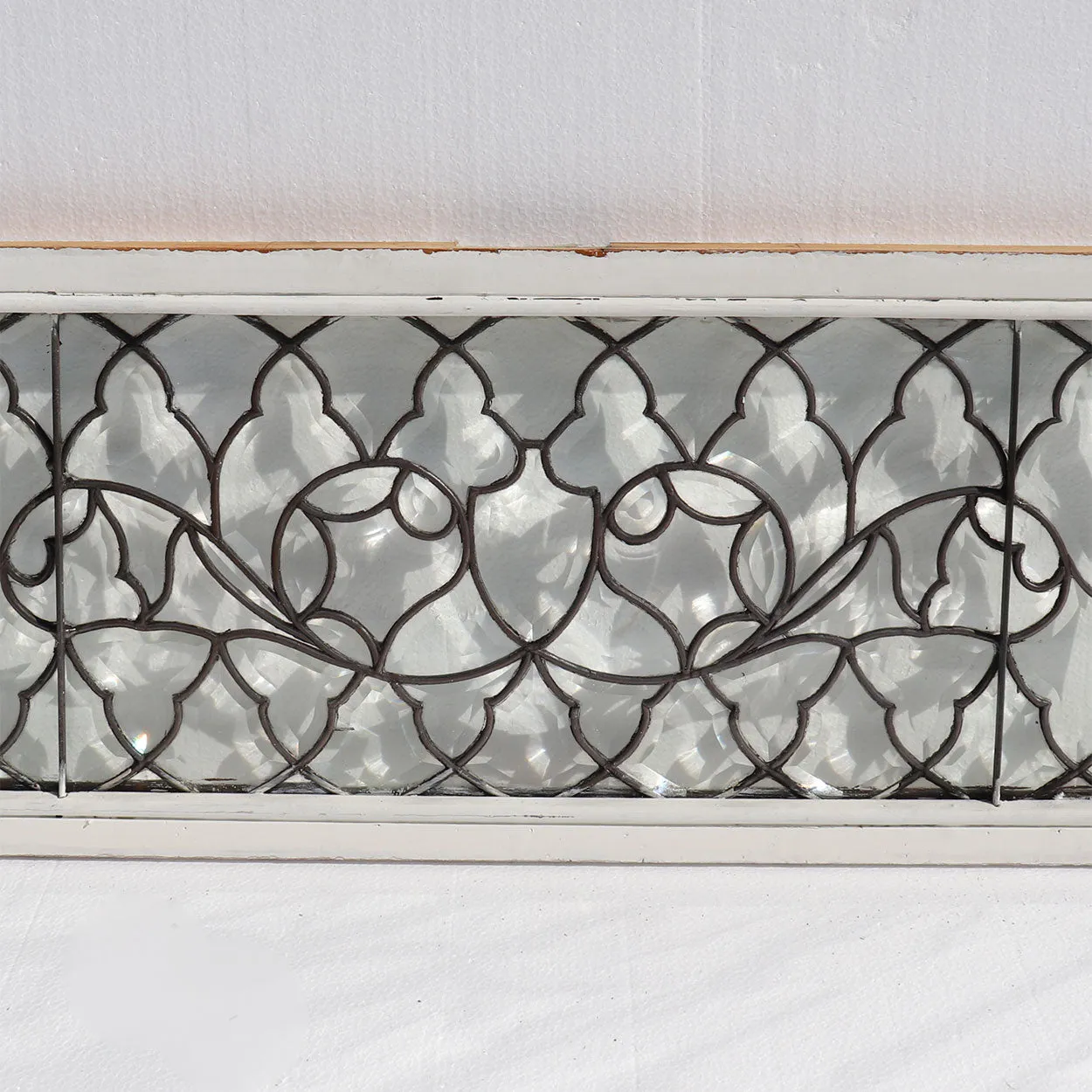 American Beveled and Leaded Glass Architectural Transom Window