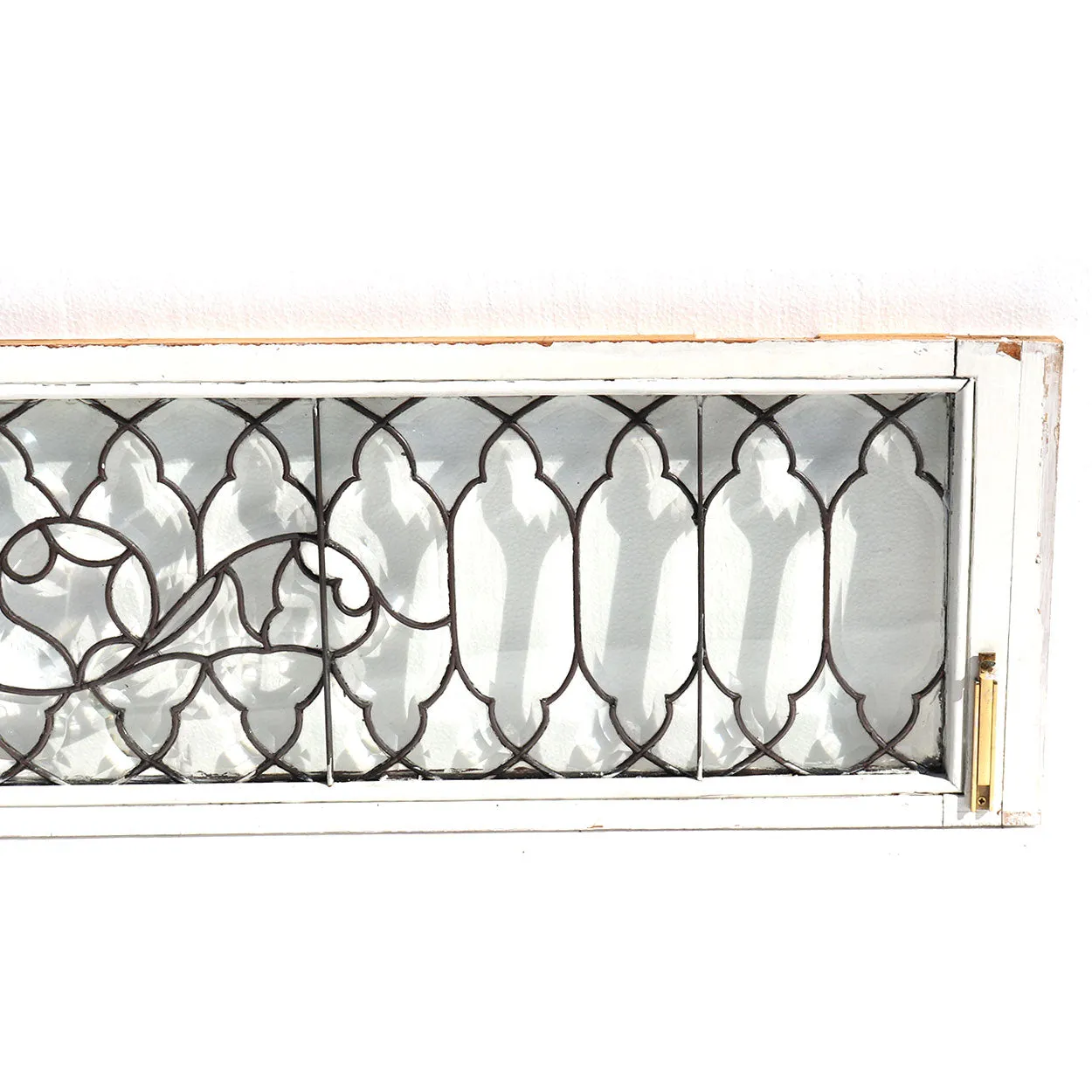 American Beveled and Leaded Glass Architectural Transom Window