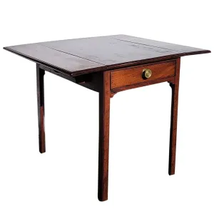American Federal Mahogany Drop-Leaf Pembroke Table