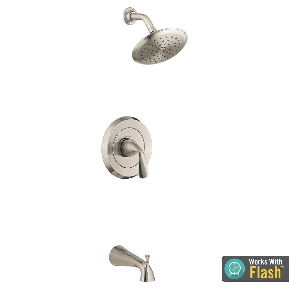 American Standard - TU186.502.xxx - Fluent Tub and Shower Trim Kit with Cartridge - LESS VALVE