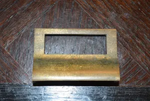 Antique Bin Pull Apothecary Cabinet Drawer Label Handle Hardware