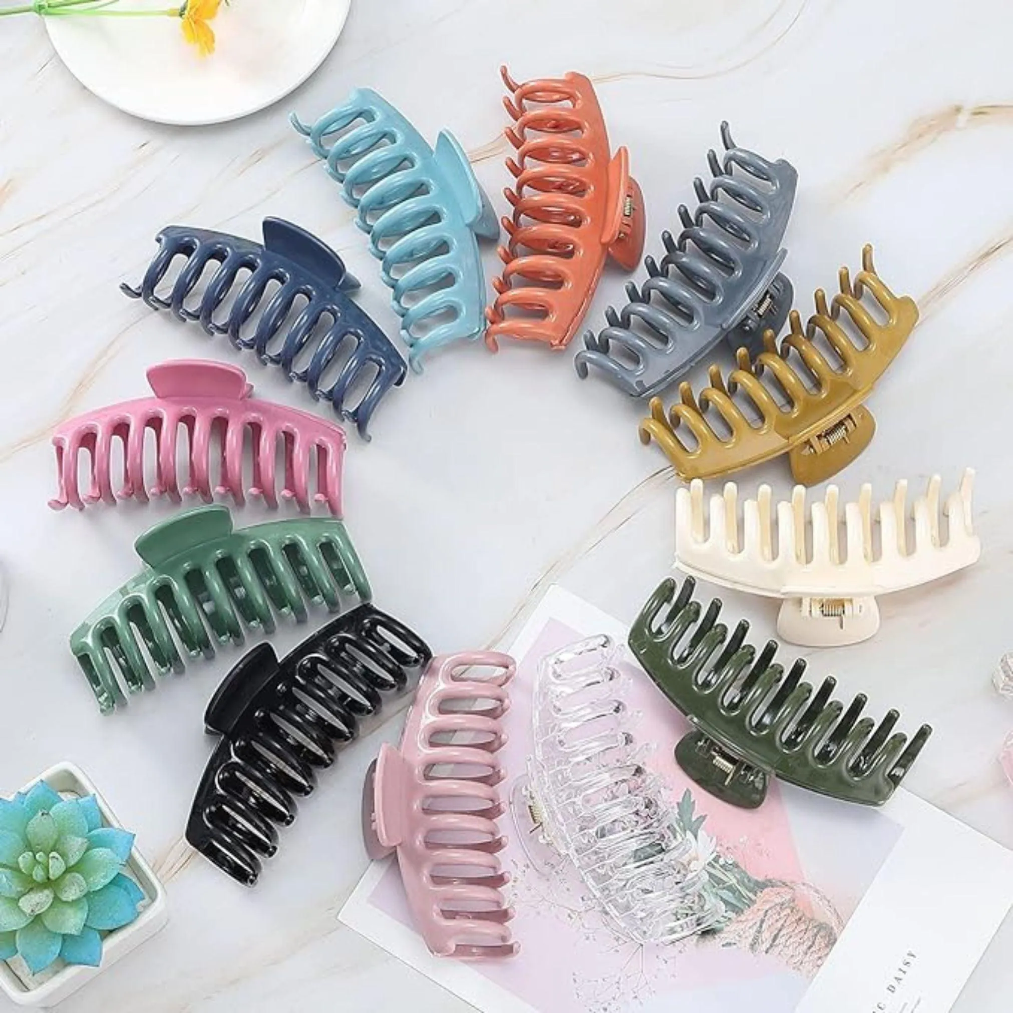 Army Green Hair Claw Clip