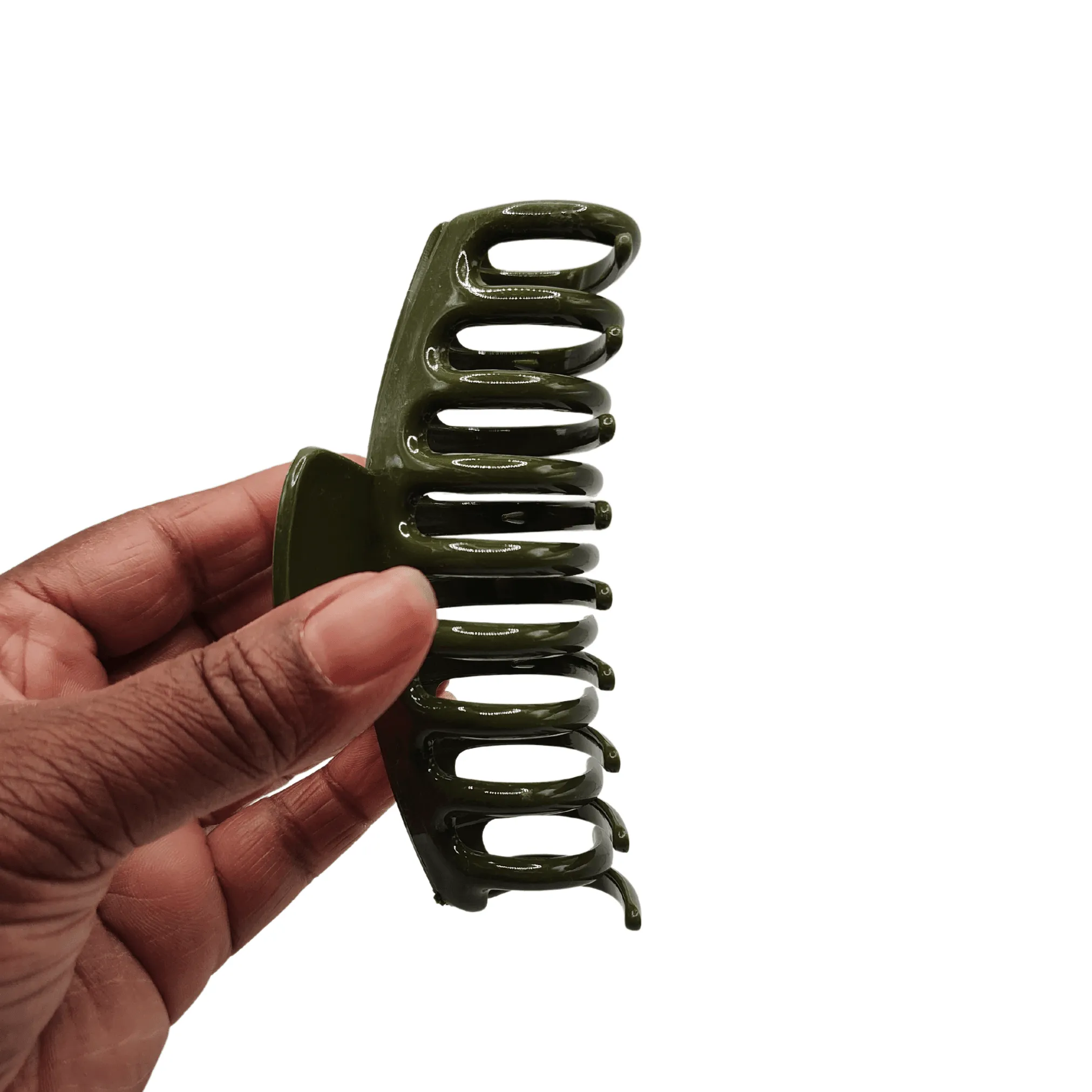 Army Green Hair Claw Clip