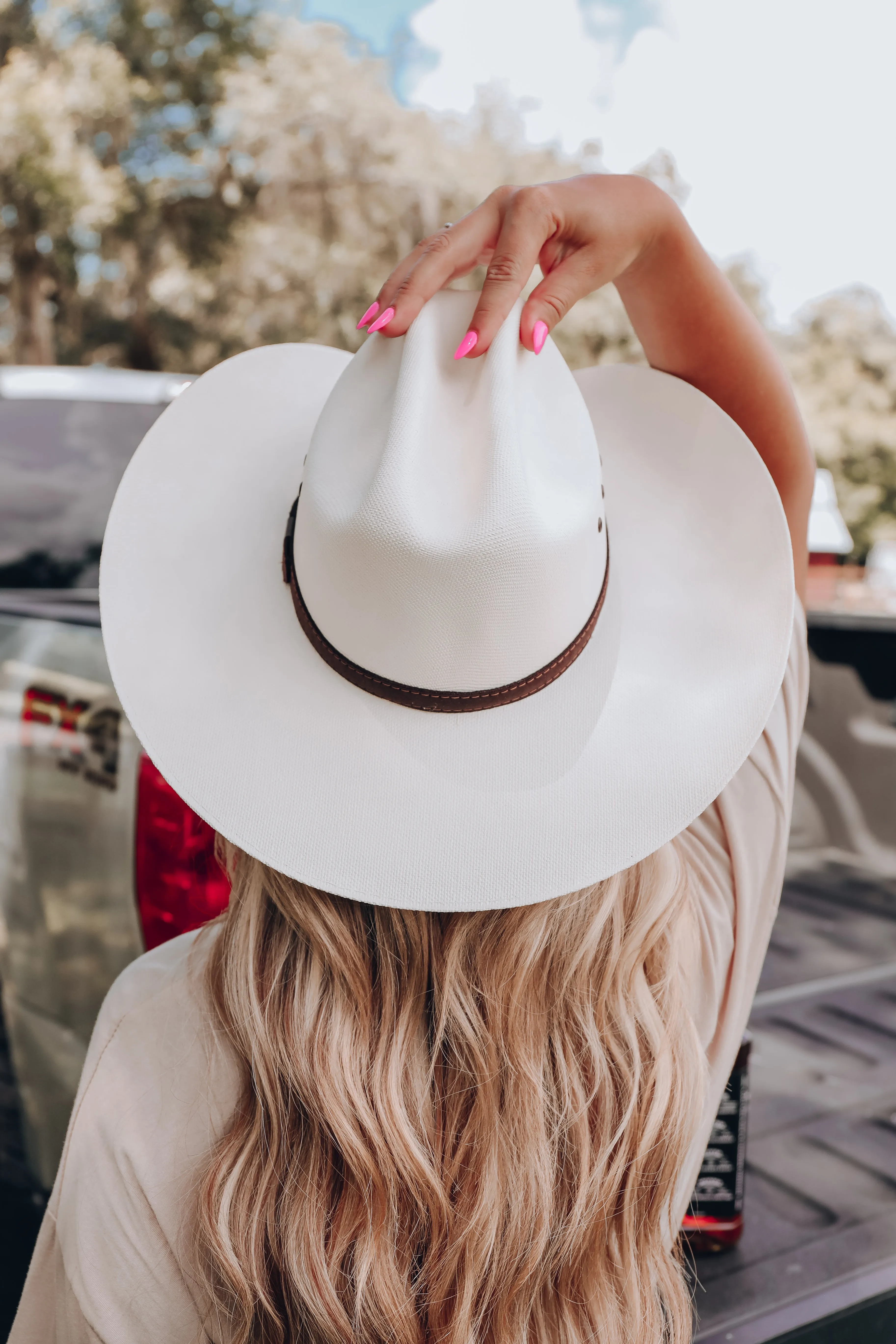 Austin Cattleman Cowgirl Hat - Cream