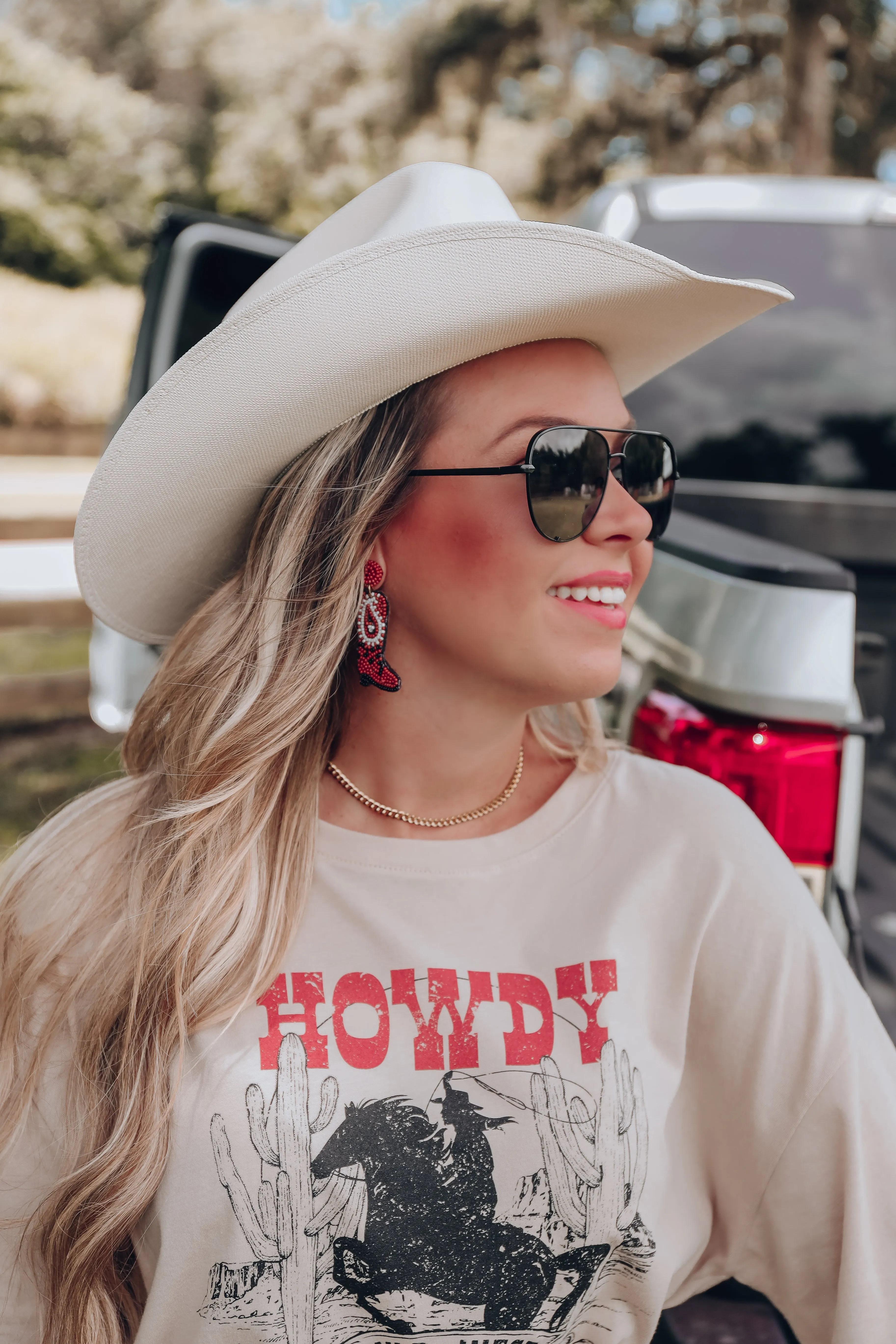 Austin Cattleman Cowgirl Hat - Cream