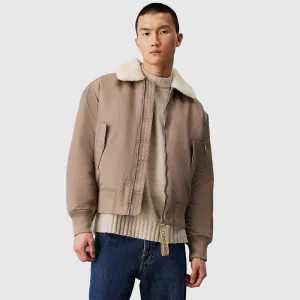 Aviator Sherpa Jacket - Brown