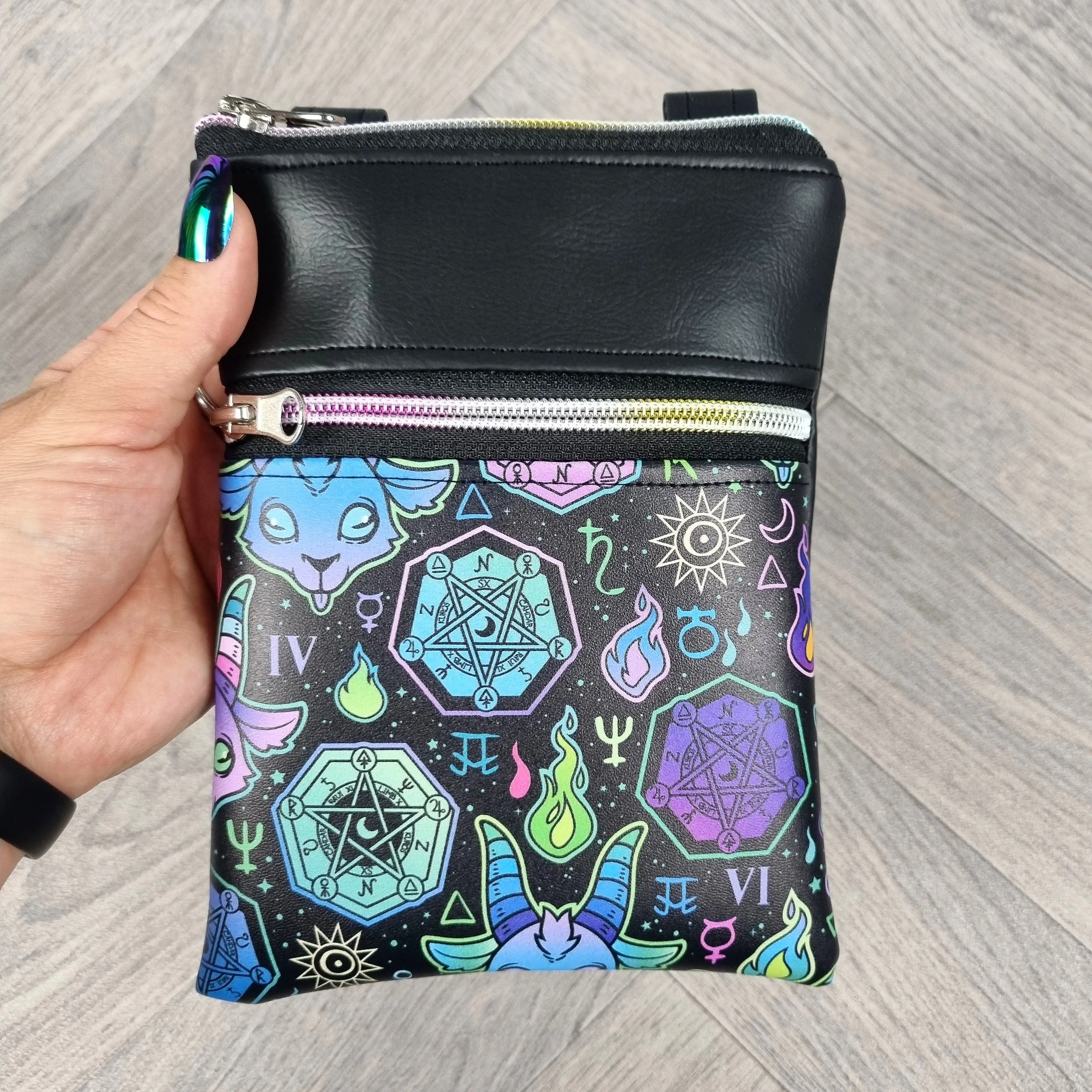 Baphomed Goat Crossbody Bag