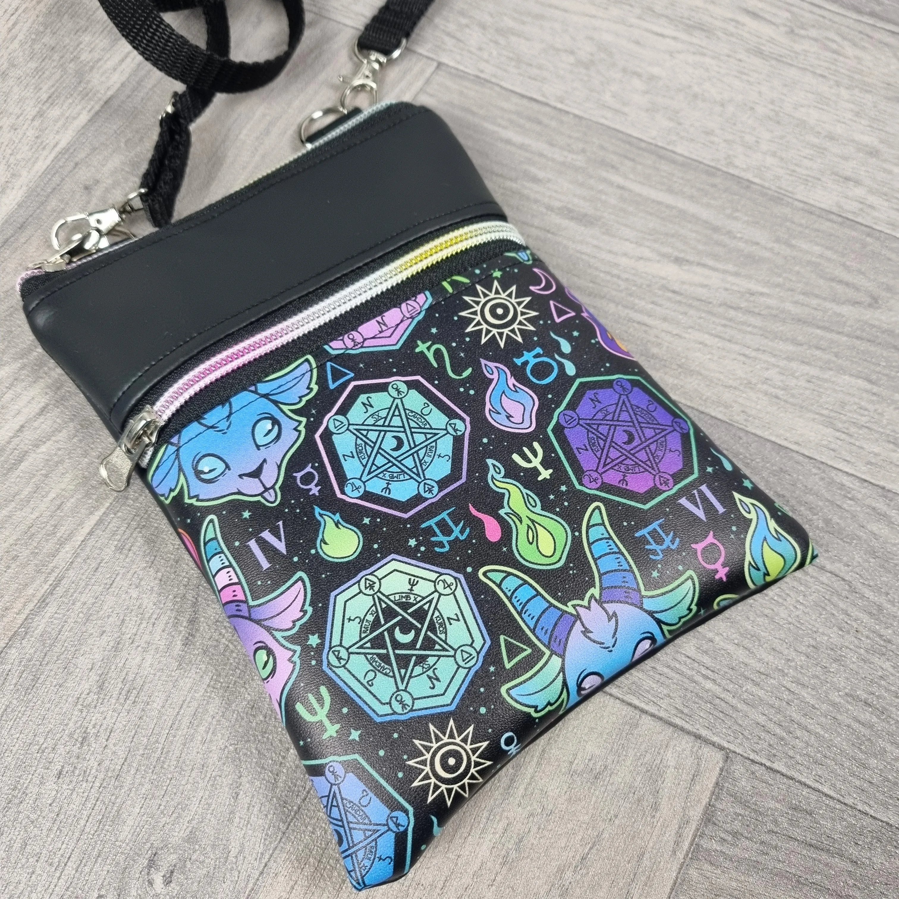Baphomed Goat Crossbody Bag