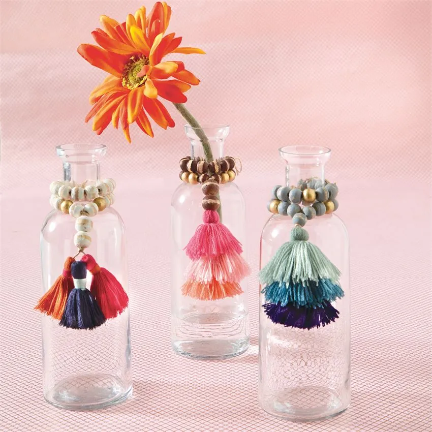 Bead & Tassel Vases
